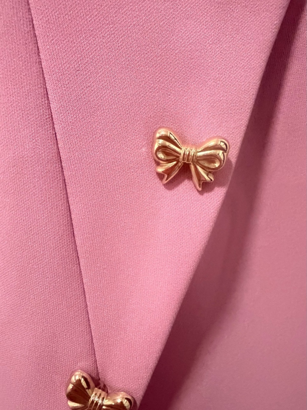 NWOT Ina Pink Sleeveless Shift Dress with Front Bow Details - Picture 3 of 4